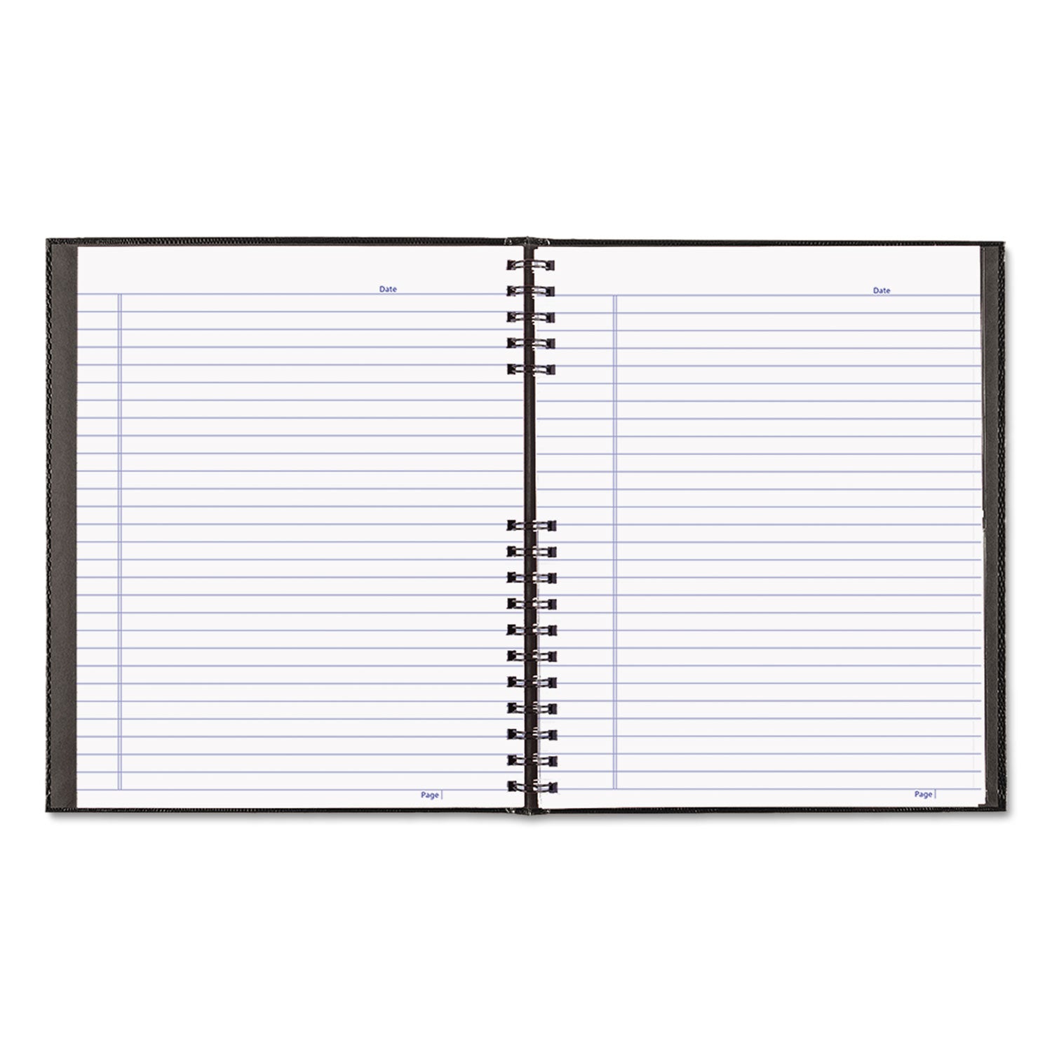NotePro Notebook, 1-Subject, Medium/College Rule, Black Cover, (100) 11 x 8.5 Sheets - 