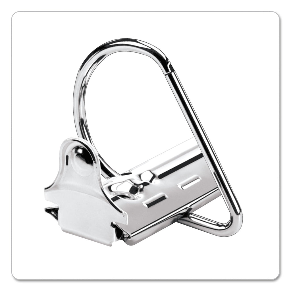 ExpressLoad ClearVue Locking D-Ring Binder, 3 Rings, 1.5" Capacity, 11 x 8.5, Black