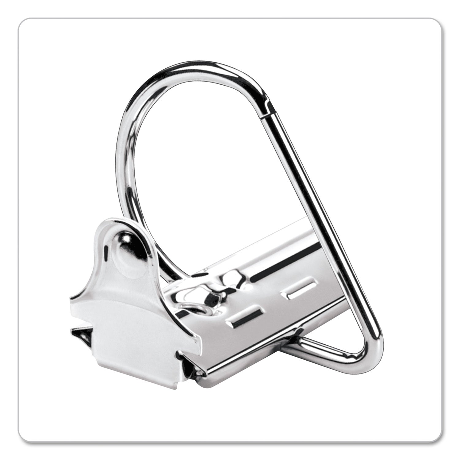 ExpressLoad ClearVue Locking D-Ring Binder, 3 Rings, 1.5" Capacity, 11 x 8.5, Black