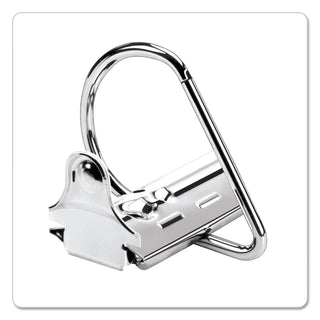 ExpressLoad ClearVue Locking D-Ring Binder, 3 Rings, 1.5" Capacity, 11 x 8.5, Black