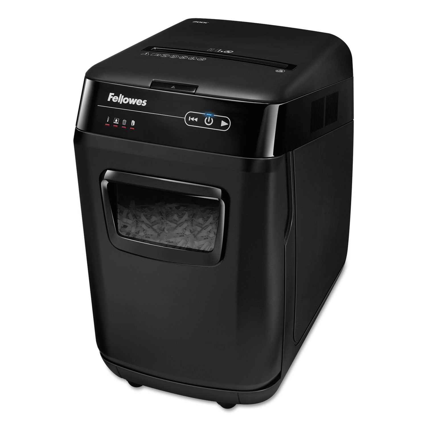 AutoMax 200C Auto Feed Cross-Cut Shredder, 200 Auto/10 Manual Sheet Capacity - 