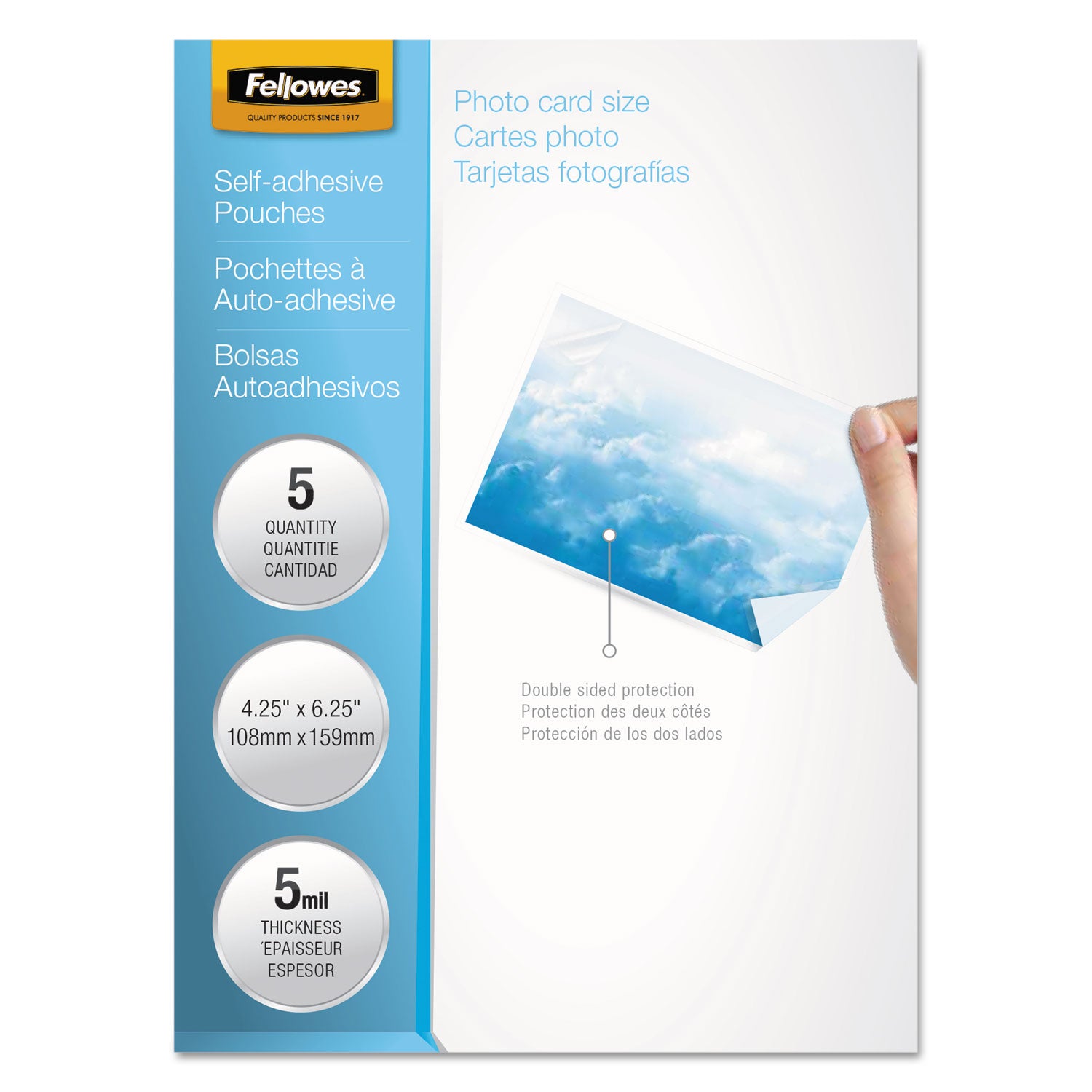 self-adhesive-laminating-pouches-5-mil-425-x-625-gloss-clear-5-pack_fel5220401 - 3