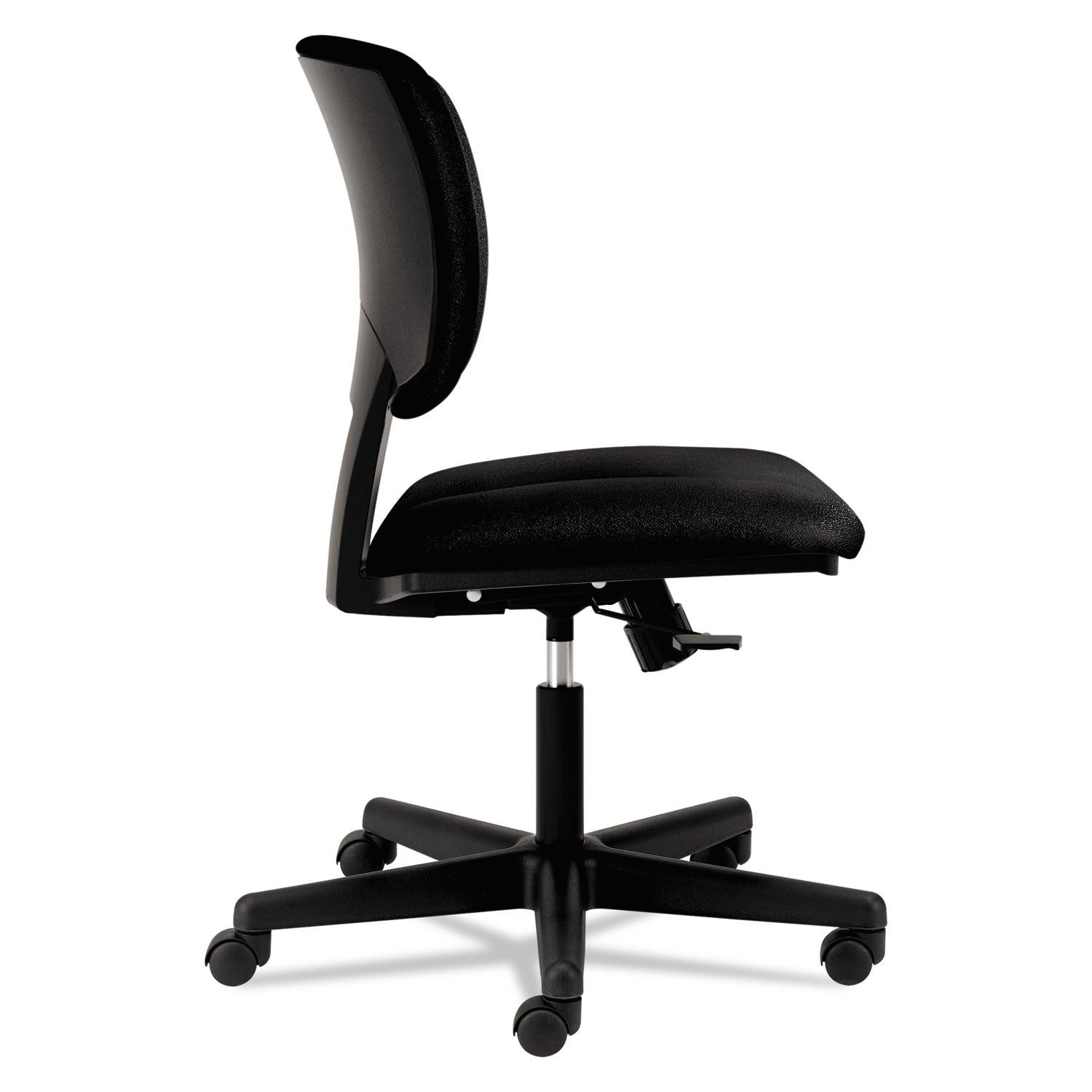 Volt Series Task Chair with Synchro-Tilt, Supports Up to 250 lb, 18" to 22.25" Seat Height, Black - 