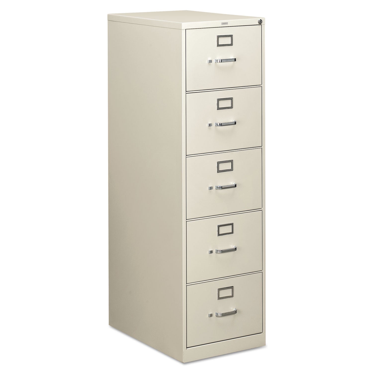 310 Series Vertical File, 5 Legal-Size File Drawers, Light Gray, 18.25" x 26.5" x 60 - 