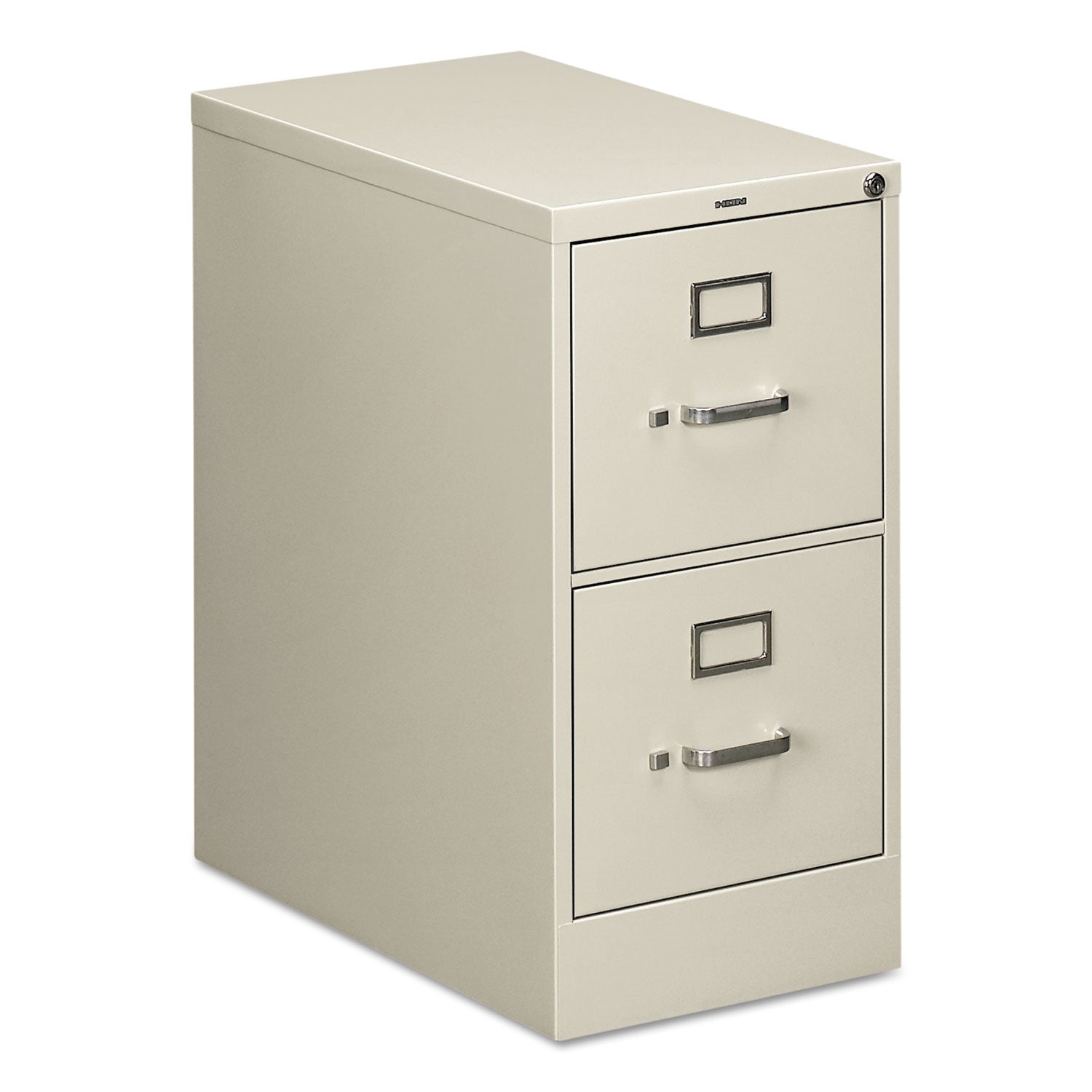 510 Series Vertical File, 2 Letter-Size File Drawers, Light Gray, 15" x 25" x 29 - 