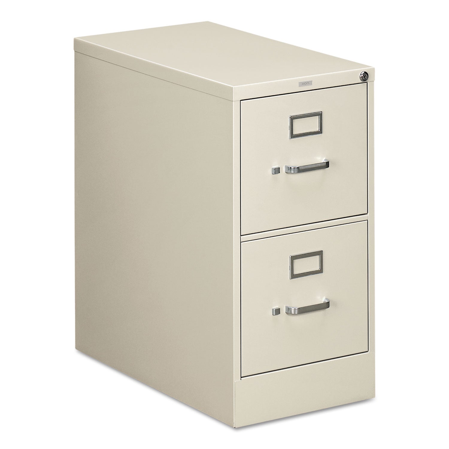 310 Series Vertical File, 2 Letter-Size File Drawers, Light Gray, 15" x 26.5" x 29 - 