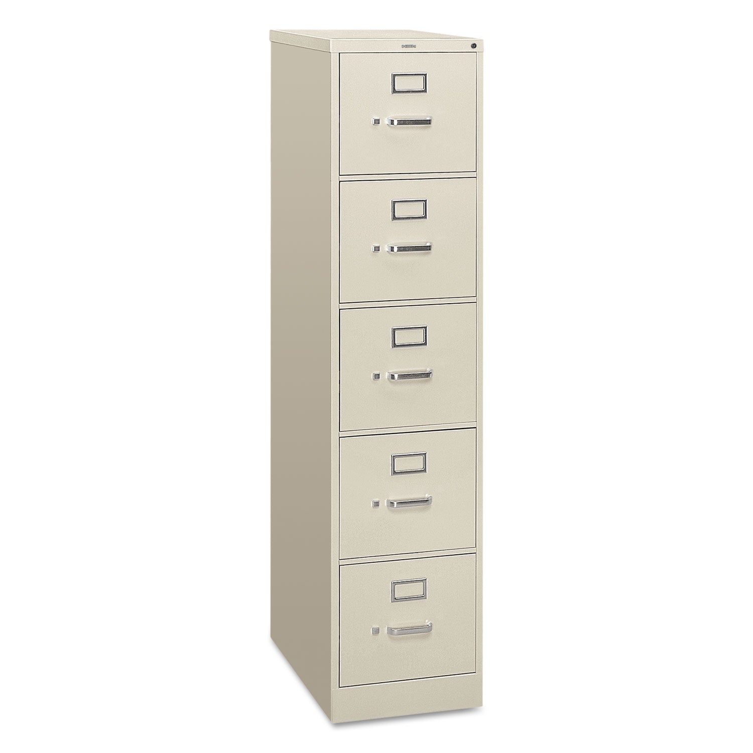 310 Series Vertical File, 5 Letter-Size File Drawers, Light Gray, 15" x 26.5" x 60 - 