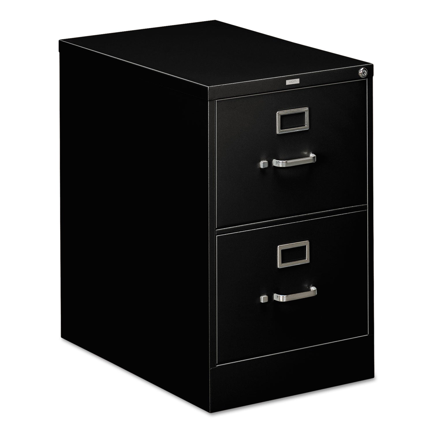 310 Series Vertical File, 2 Legal-Size File Drawers, Black, 18.25" x 26.5" x 29 - 