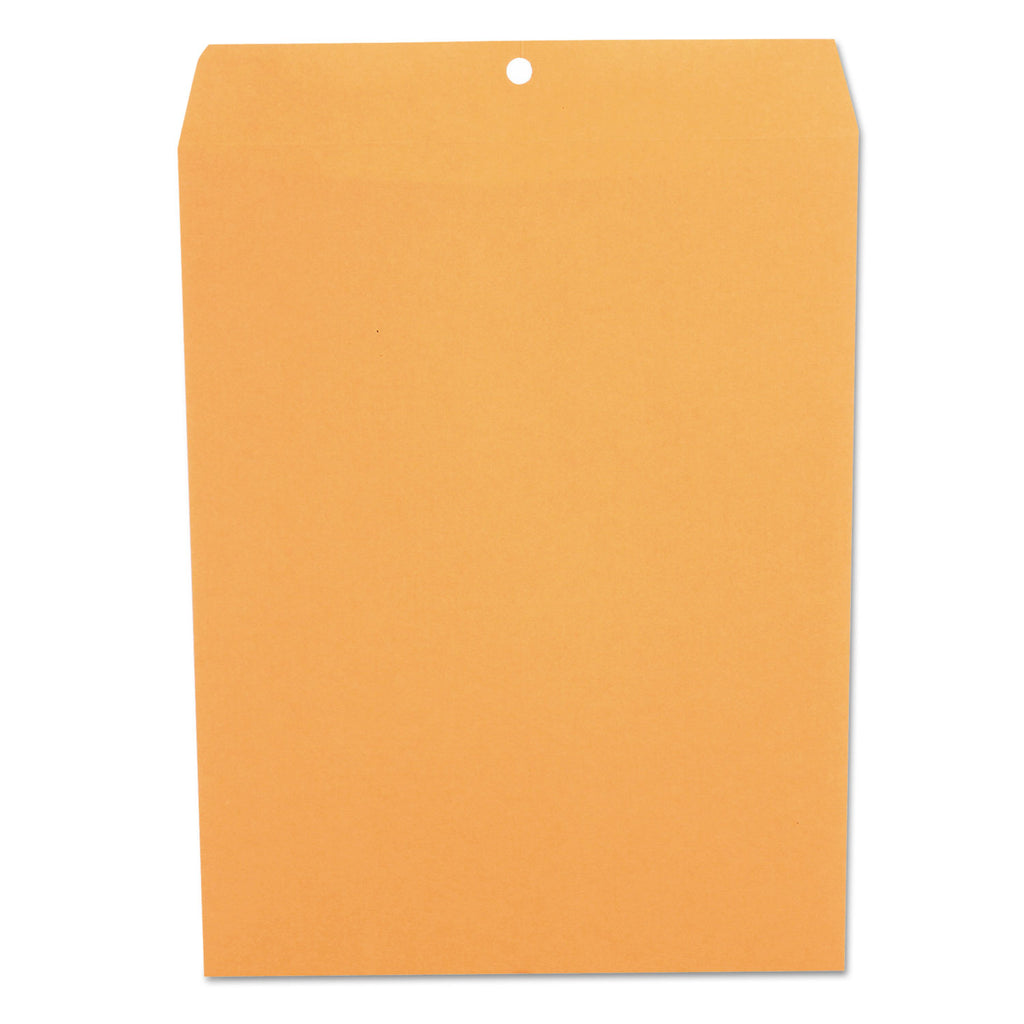 Kraft Clasp Envelope, 32 lb Bond Weight Kraft, #97, Square Flap, Clasp/Gummed Closure, 10 x 13, Brown Kraft, 100/Box - 