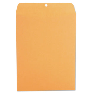 Kraft Clasp Envelope, #93, Square Flap, Clasp/Gummed Closure, 9.5 x 12.5, Brown Kraft, 100/Box