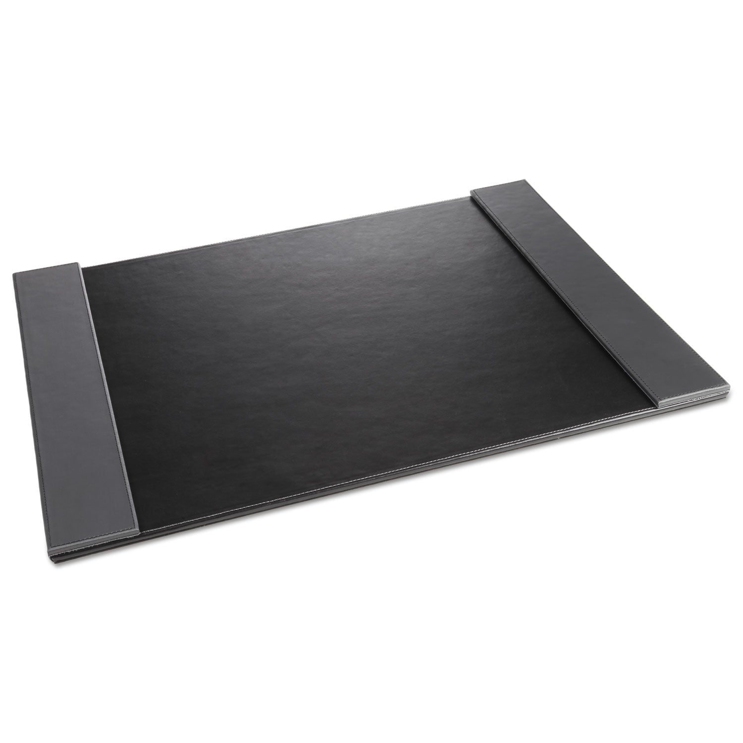 Monticello Desk Pad, with Fold-Out Sides, 24 x 19, Black - 