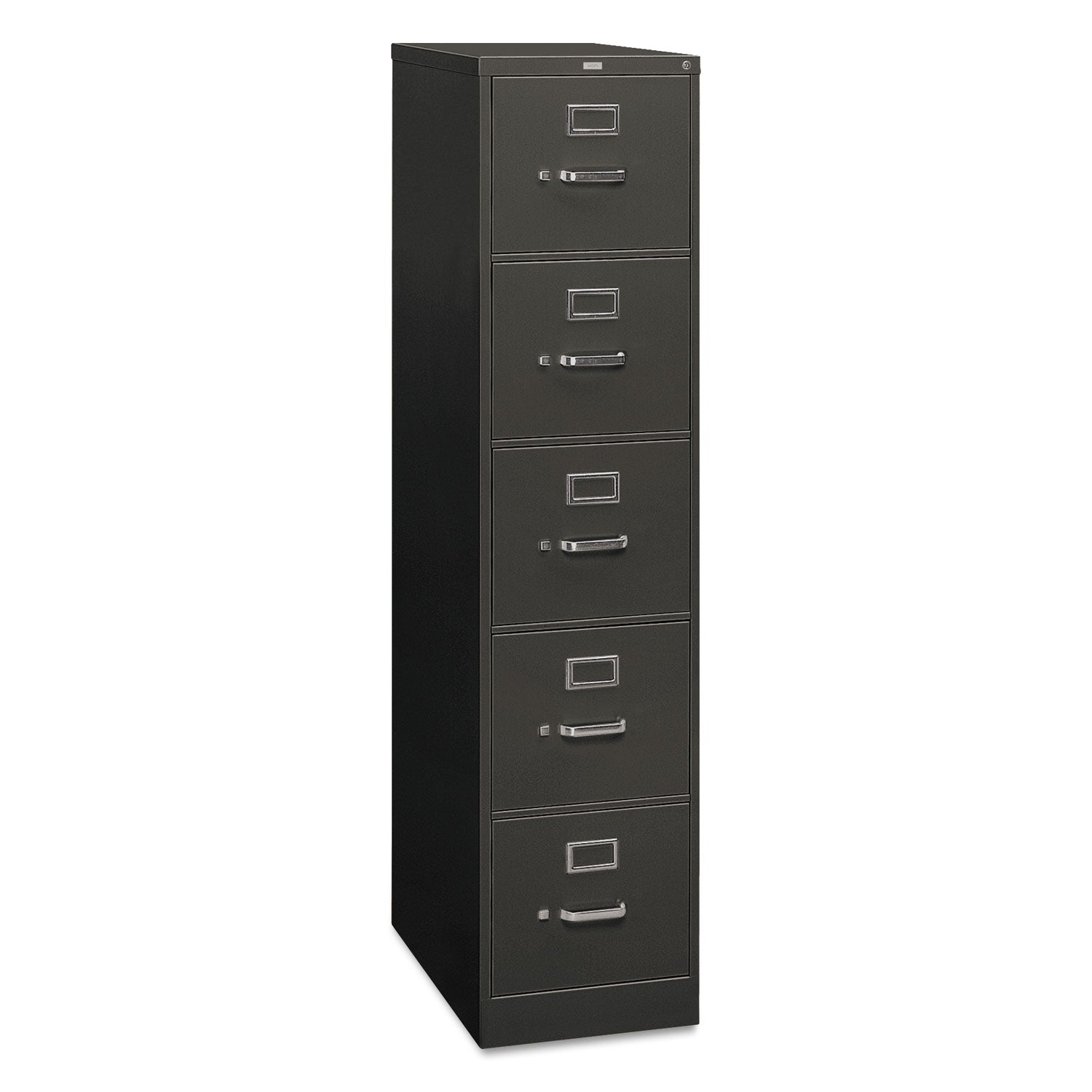 310 Series Vertical File, 5 Letter-Size File Drawers, Charcoal, 15" x 26.5" x 60