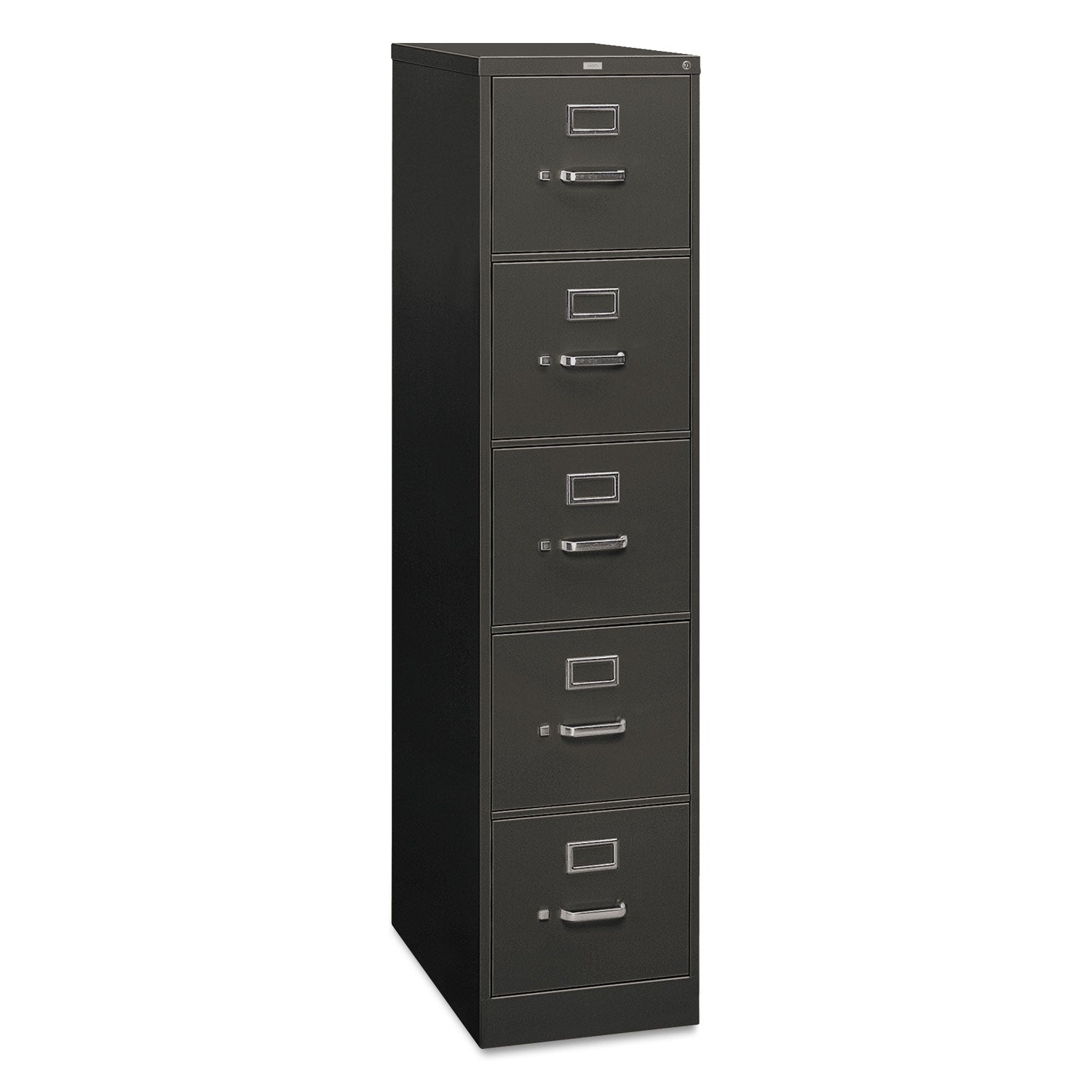 310 Series Vertical File, 5 Letter-Size File Drawers, Charcoal, 15" x 26.5" x 60 - 