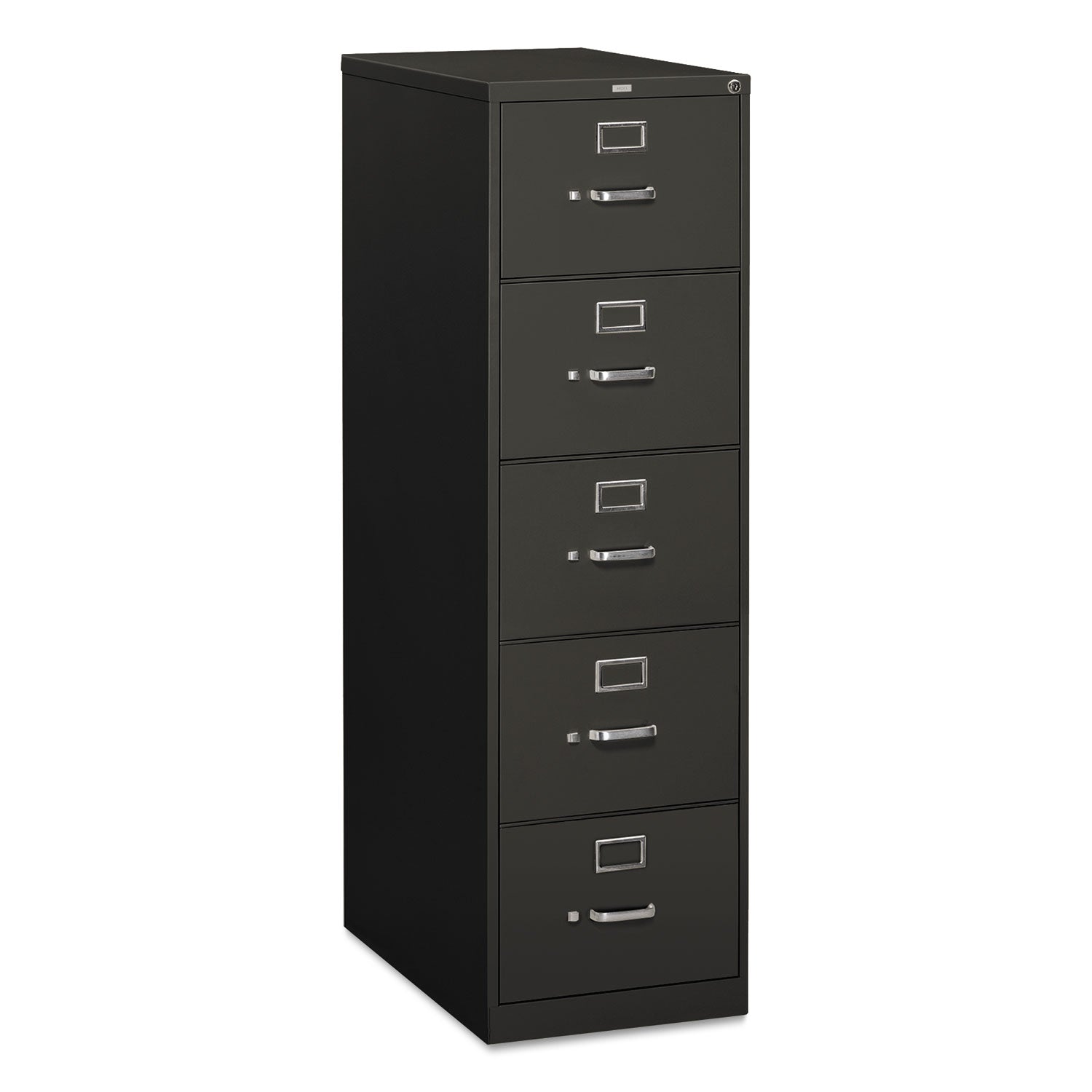 310 Series Vertical File, 5 Legal-Size File Drawers, Charcoal, 18.25" x 26.5" x 60 - 