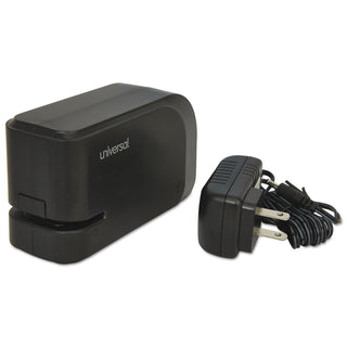 Half-Strip Electric Stapler with Staple Channel Release Button, 20-Sheet Capacity, Black
