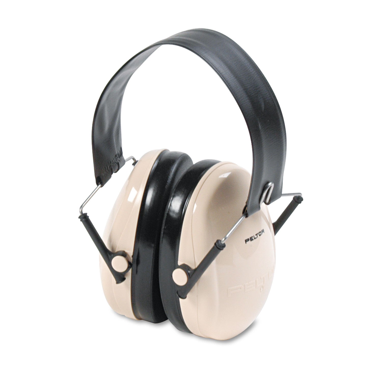 PELTOR OPTIME 95 Low-Profile Folding Ear Muff H6f/V, 21 dB, Beige/Black - 