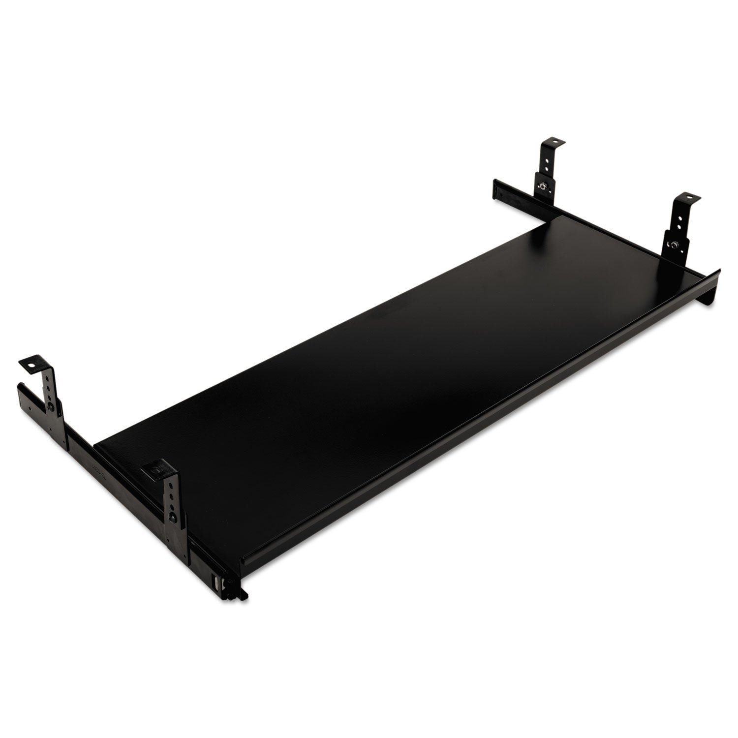 Oversized Keyboard Platform/Mouse Tray, 30w x 10d, Black - 