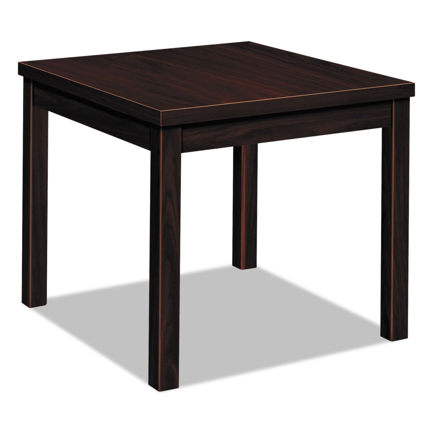 Laminate Occasional Table, Square, 24w x 24d x 20h, Mahogany - 