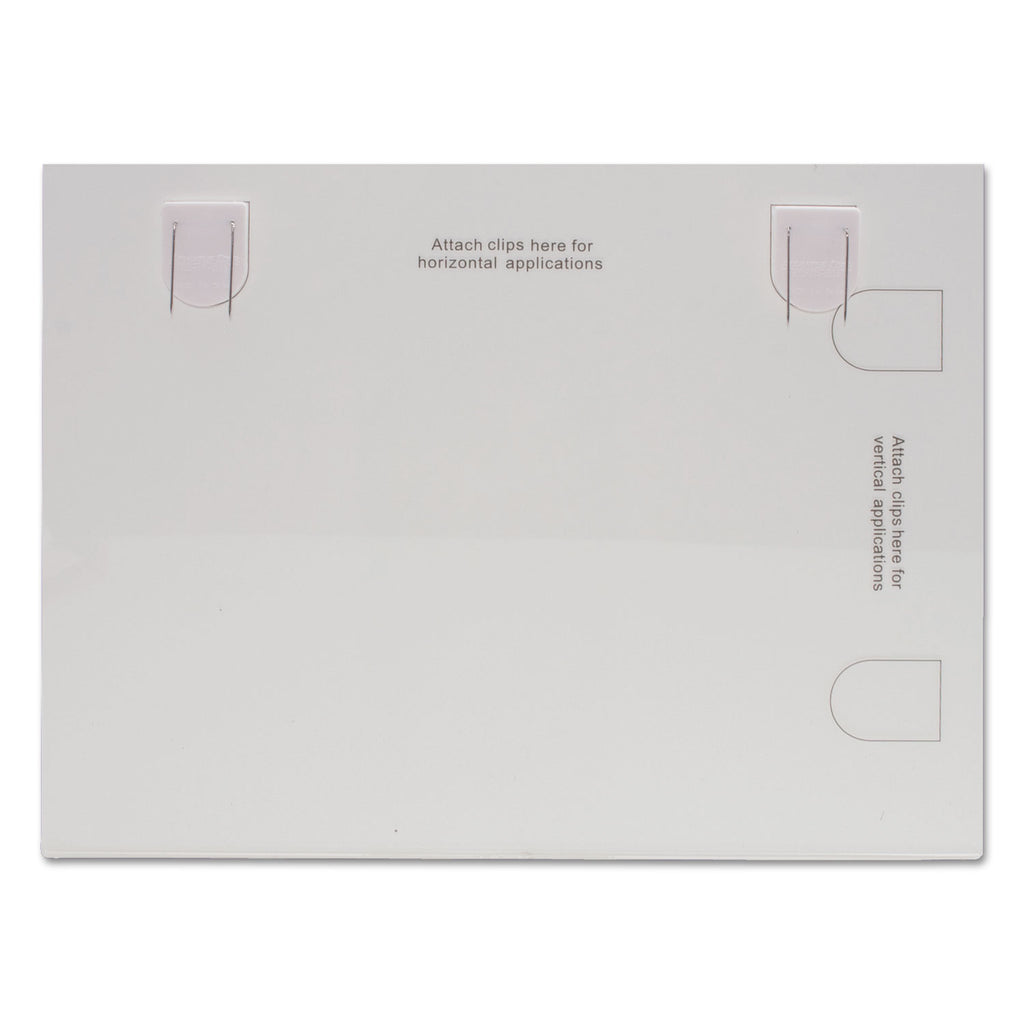 Panel Wall Acrylic Frame, 11 x 8.5, Fabric Panel Mount, Clear - 