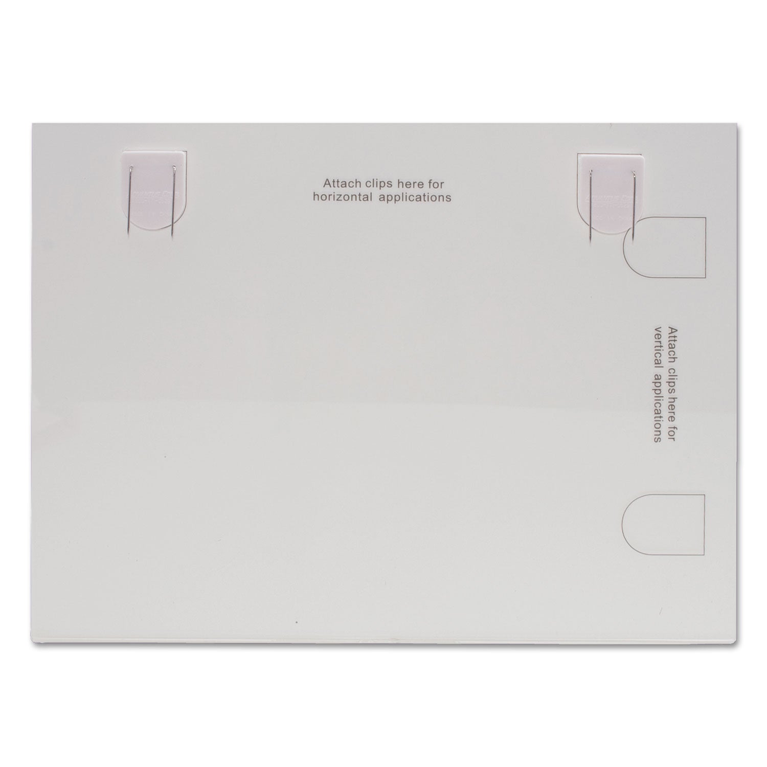 Panel Wall Acrylic Frame, 11 x 8.5, Fabric Panel Mount, Clear - 