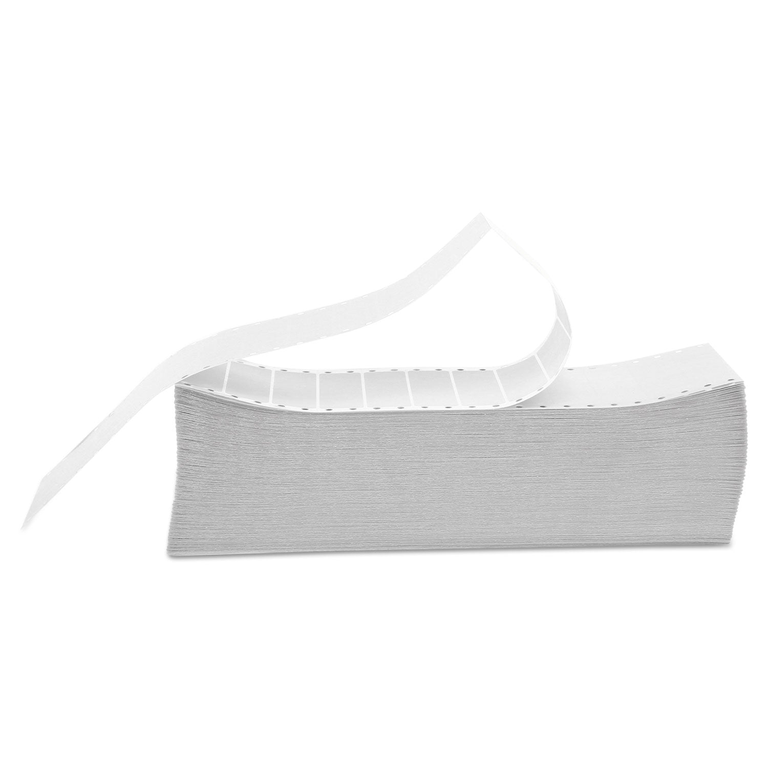 Dot Matrix Printer Labels, Dot Matrix Printers, 0.94 x 3.5, White, 5,000/Box - 