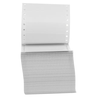 Dot Matrix Printer Labels, Dot Matrix Printers, 0.94 x 3.5, White, 5,000/Box - 