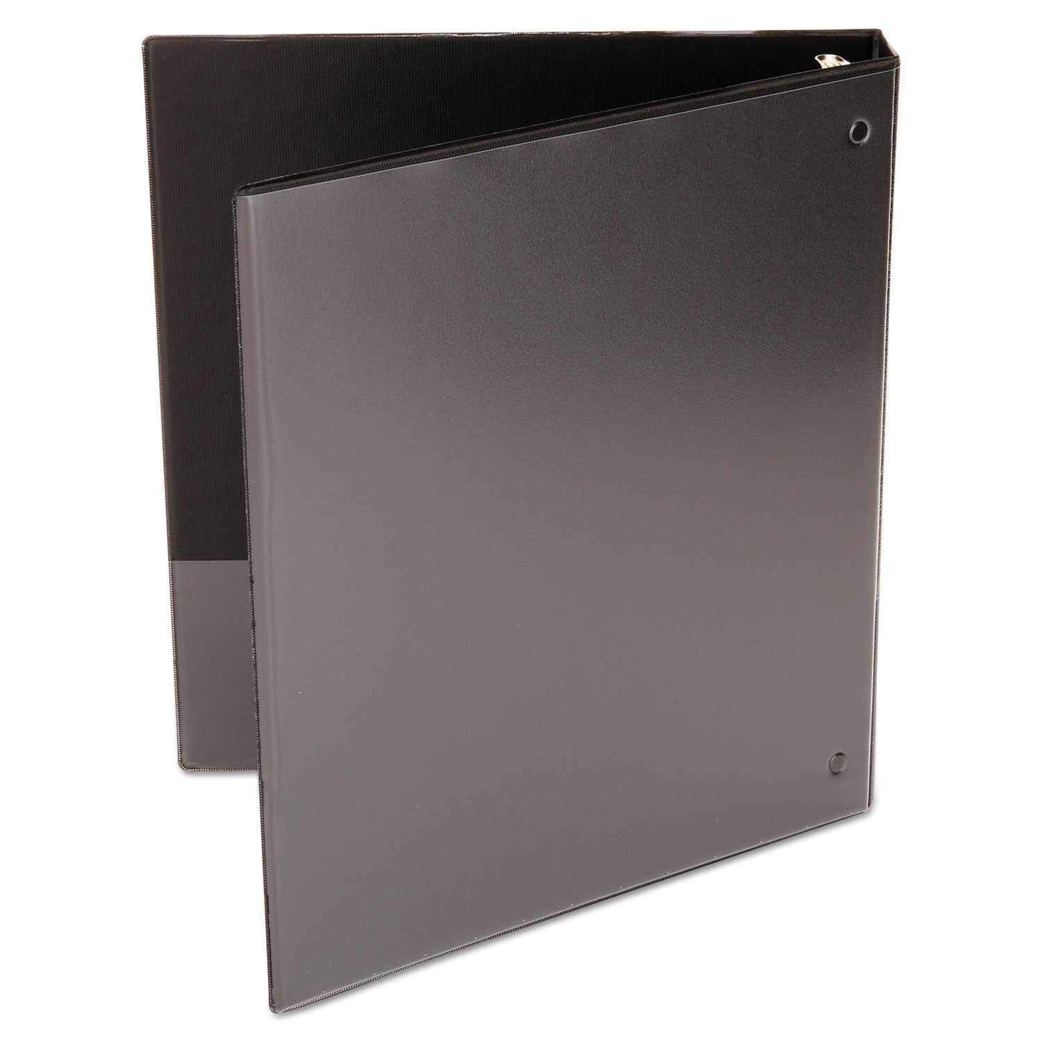 Economy Round Ring View Binder, 3 Rings, 1" Capacity, 11 x 8.5, Black