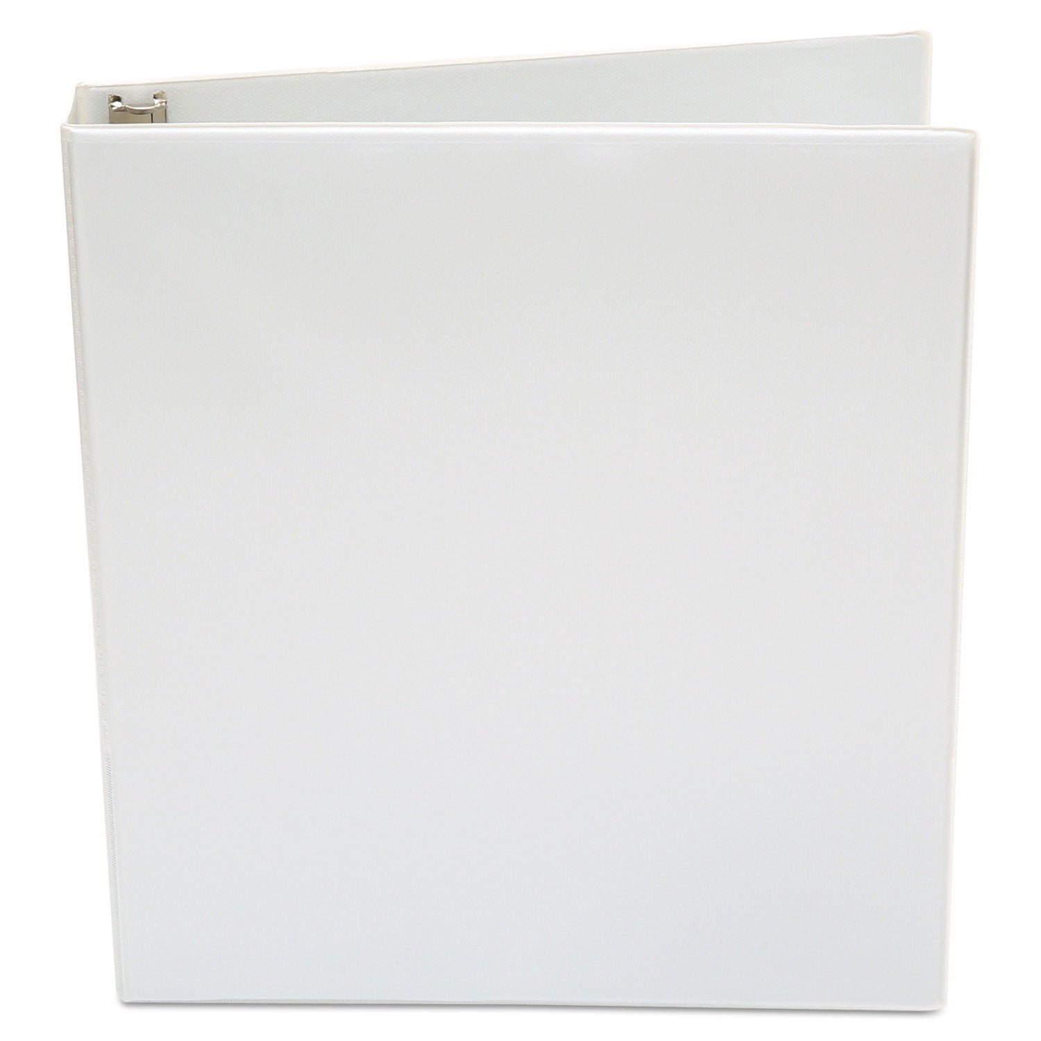 Economy Round Ring View Binder, 3 Rings, 1" Capacity, 11 x 8.5, White - 