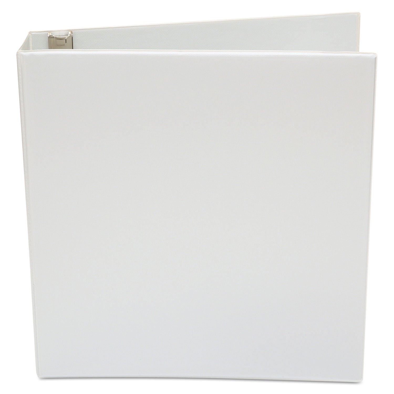 Economy Round Ring View Binder, 3 Rings, 1.5" Capacity, 11 x 8.5, White - 