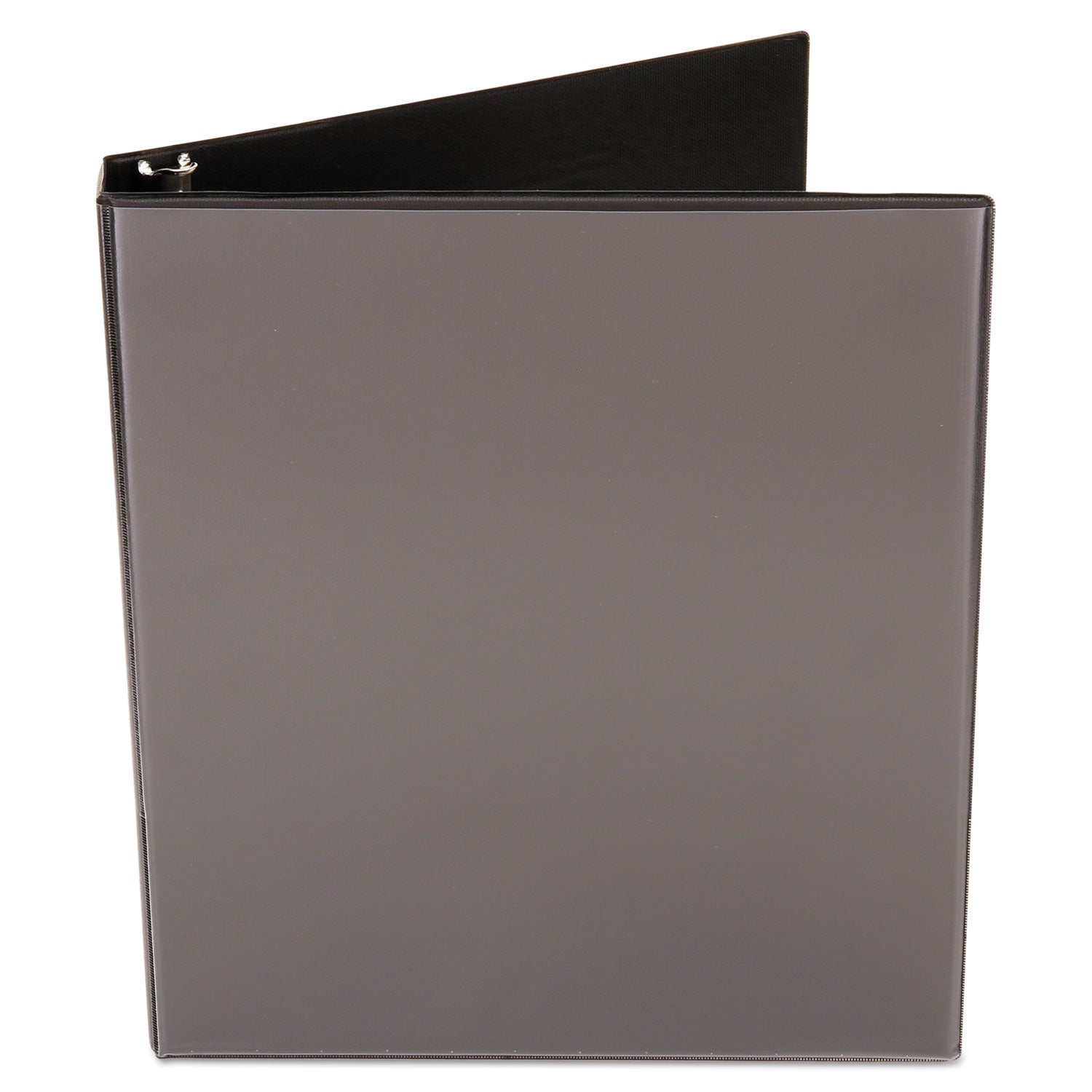 Economy Round Ring View Binder, 3 Rings, 1" Capacity, 11 x 8.5, Black
