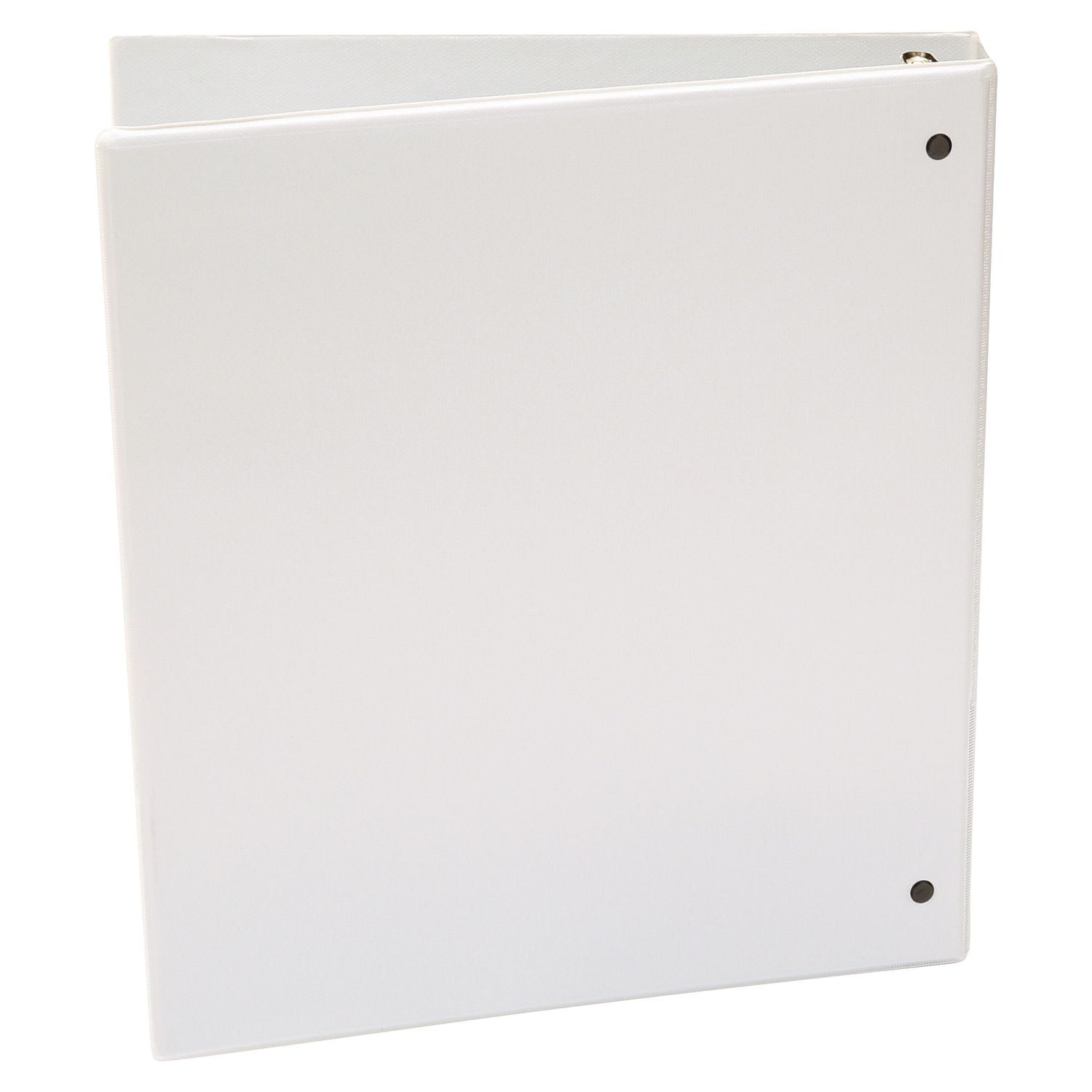 Economy Round Ring View Binder, 3 Rings, 1" Capacity, 11 x 8.5, White