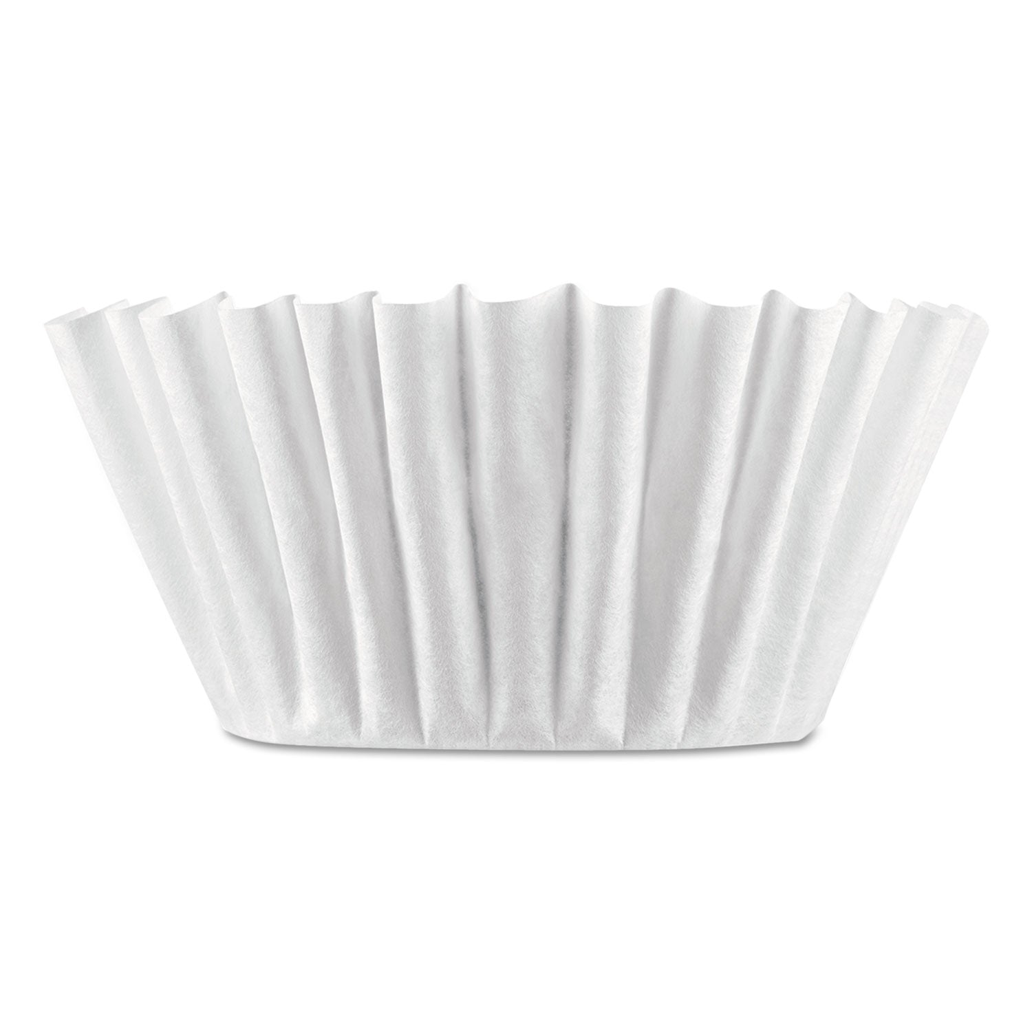 Coffee Filters, 8 to 12 Cup Size, Flat Bottom, 100/Pack, 12 Packs/Carton - 