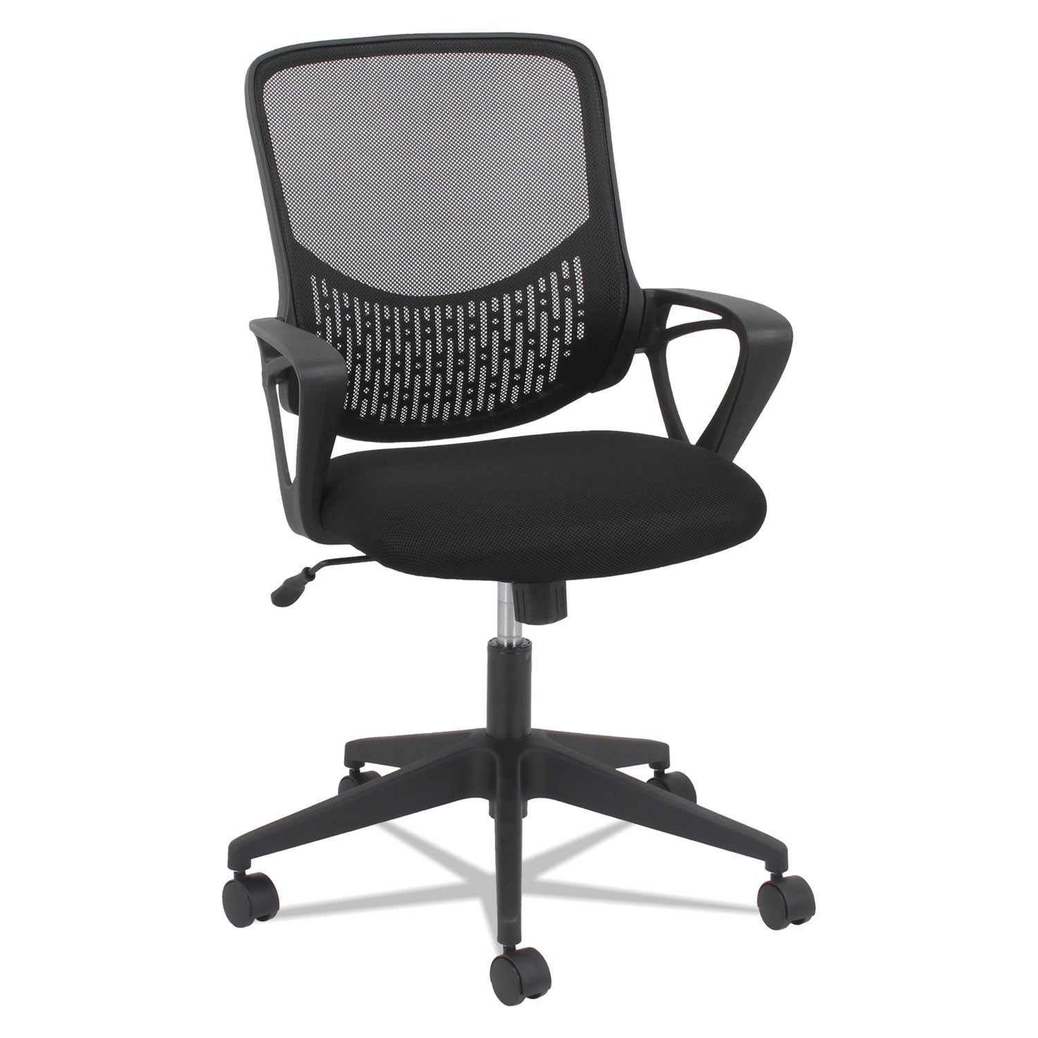 Modern Mesh Task Chair, Supports Up to 250 lb, 17.17" to 21.06" Seat Height, Black - 