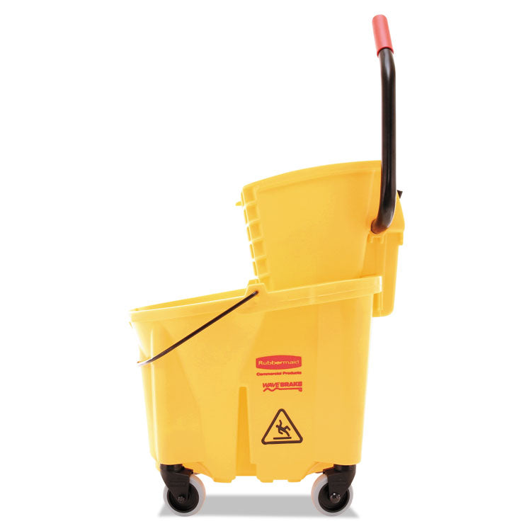 wavebrake-26-quart-side-press-mop-bucket-and-wringer-combo-yellow_rcp748000yel - 4