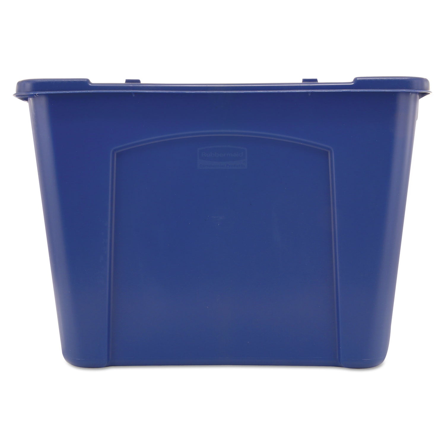 Stacking Recycle Bin, 14 gal, Polyethylene, Blue - 