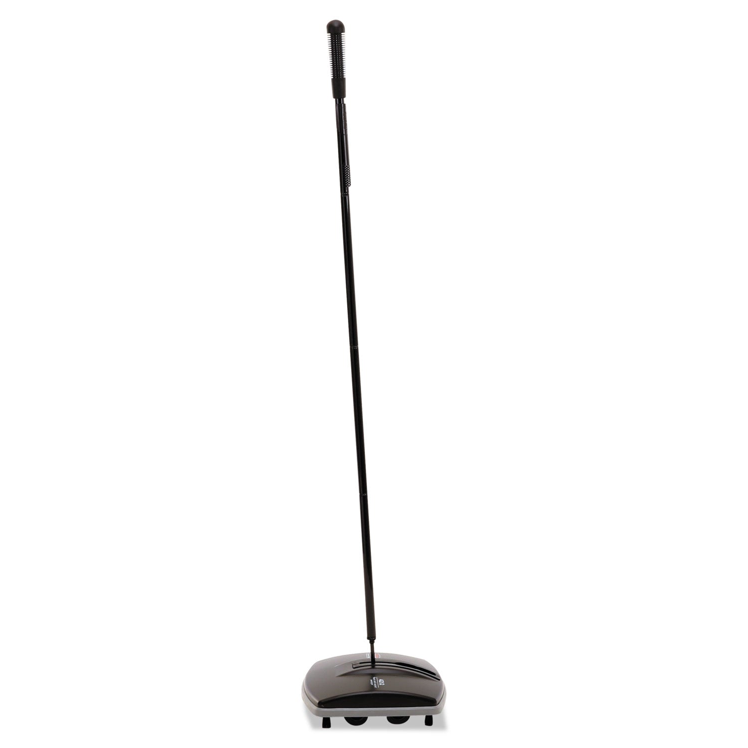 Floor & Carpet Sweeper, Plastic Bristles, 44'' Handle, Black/Gray - 4