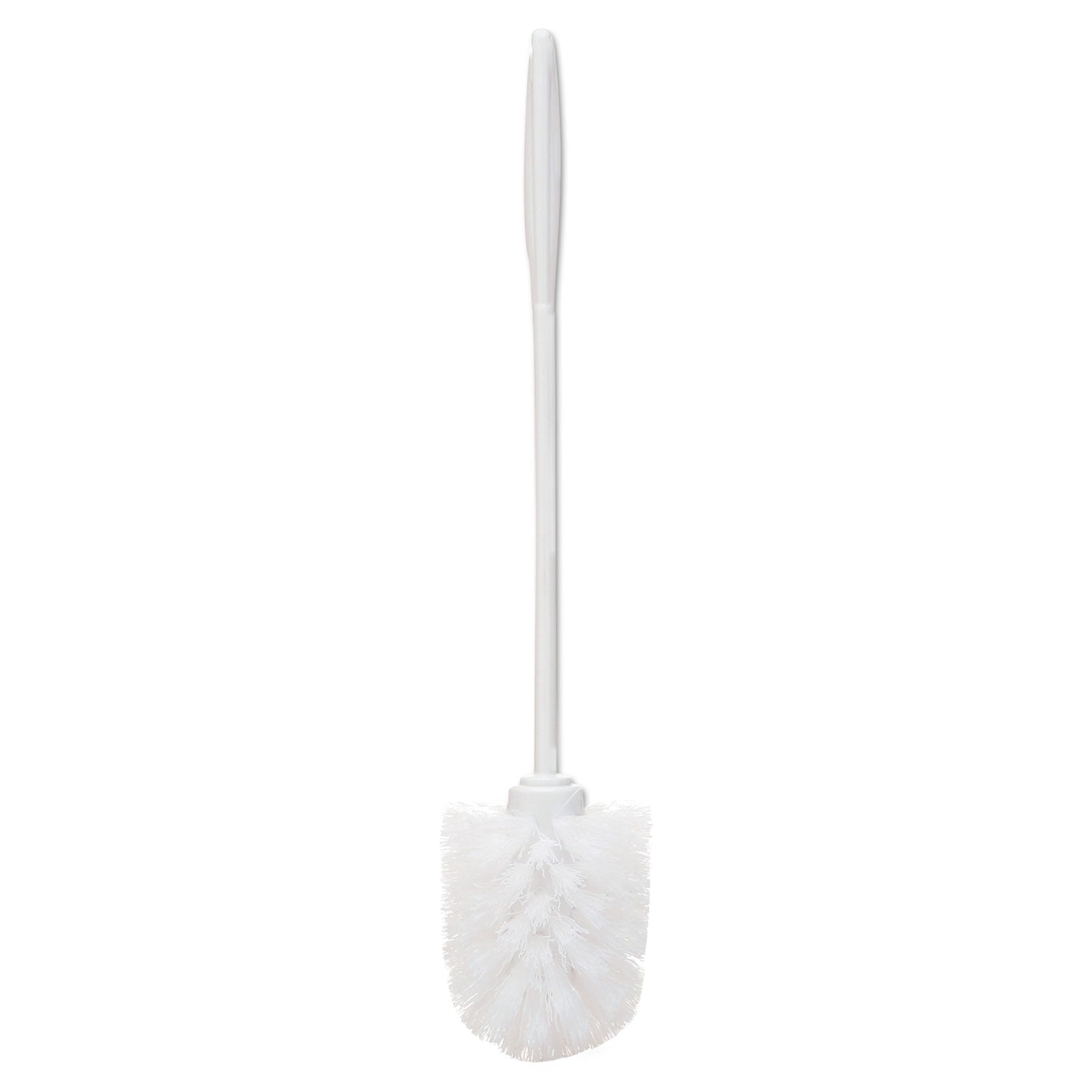 Toilet Bowl Brush, 10" Handle, White - 