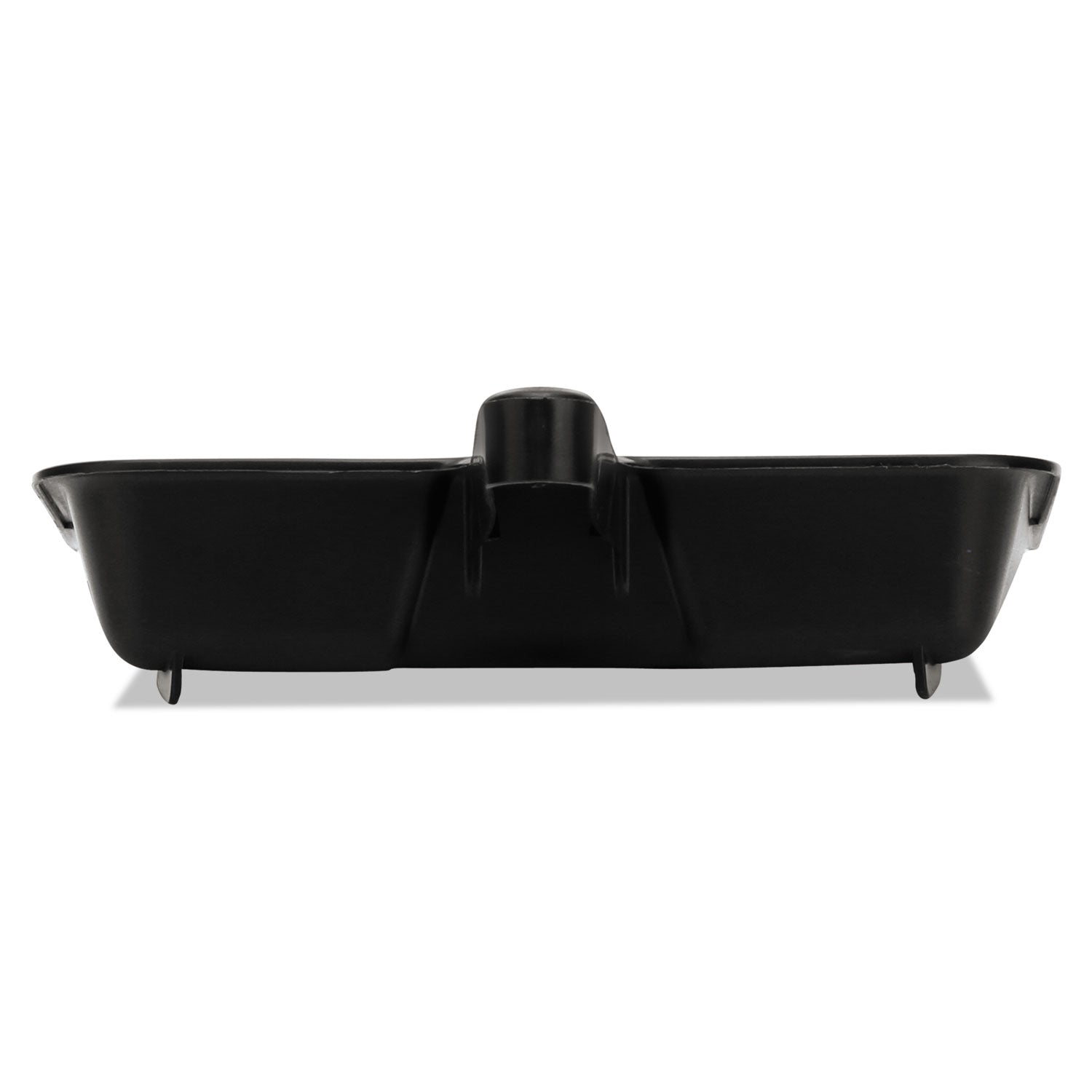 Heavy-Duty Dustpan, 8 1/4'' w, Polypropylene, Charcoal