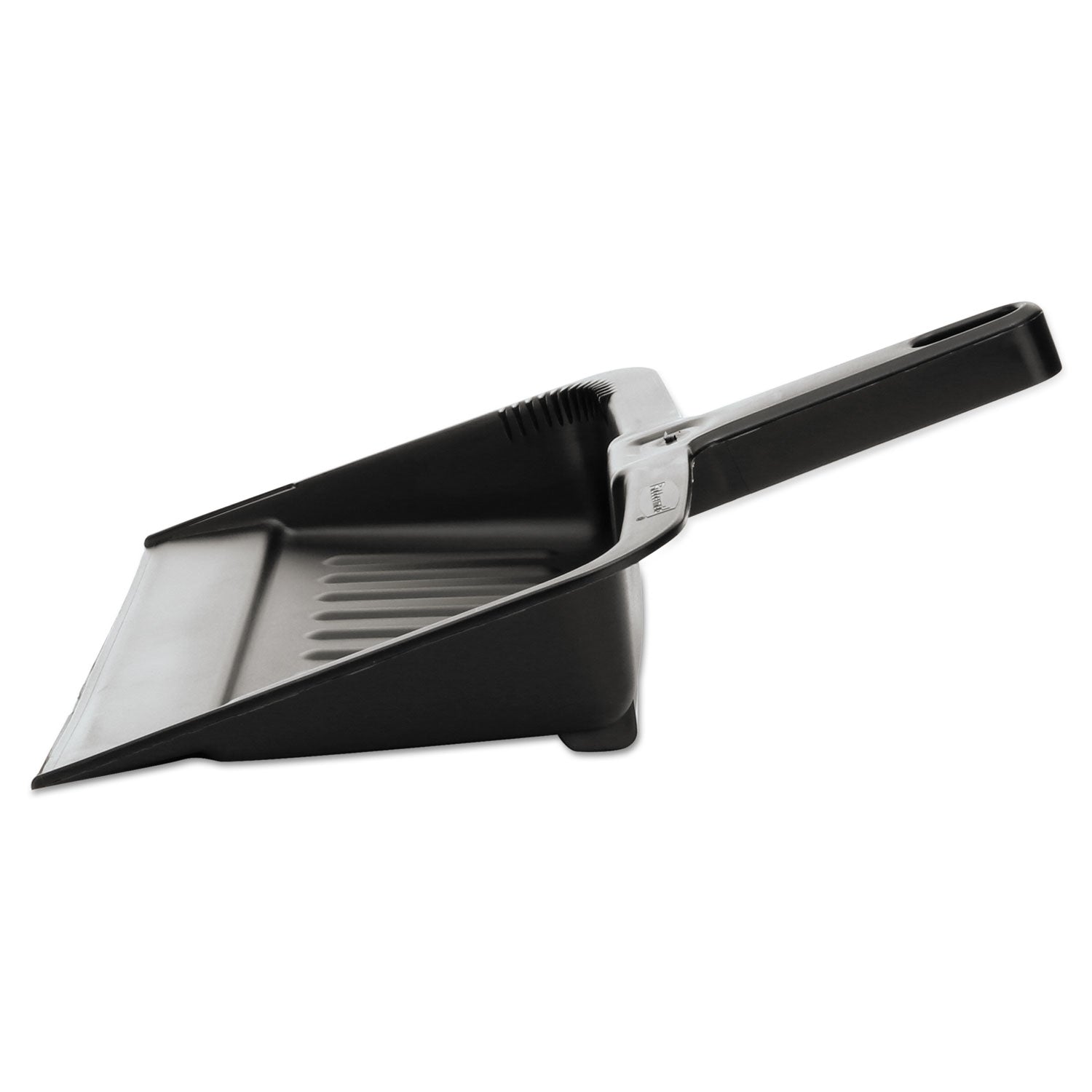 Heavy-Duty Dustpan, 8 1/4'' w, Polypropylene, Charcoal