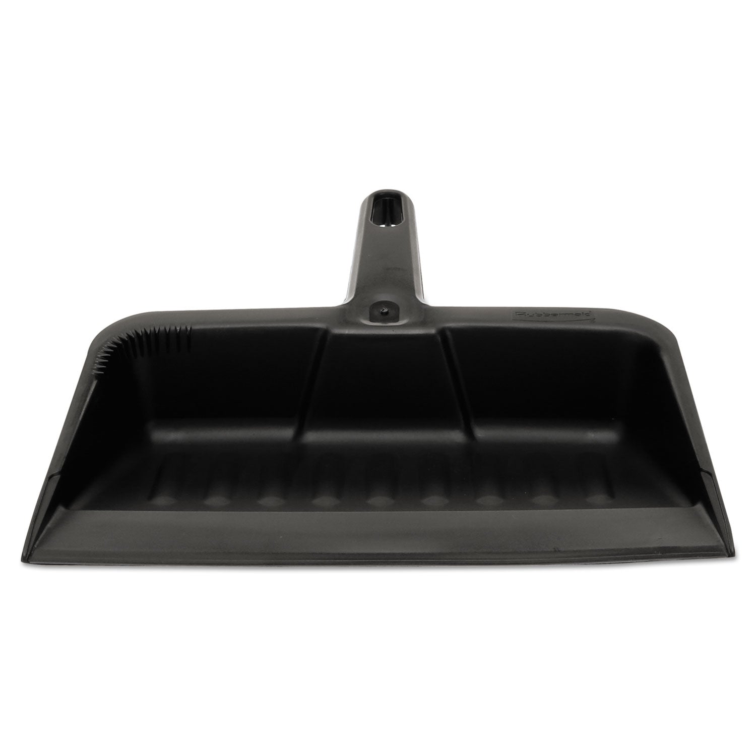 Heavy-Duty Dustpan, 8 1/4'' w, Polypropylene, Charcoal