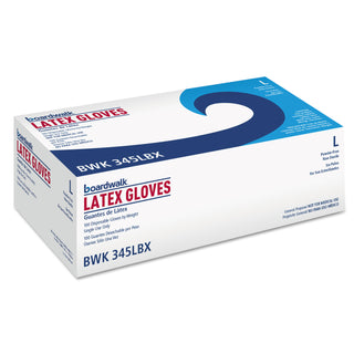 General-Purpose Latex Gloves, Natural, Large, Powder-Free, 4 mil, 1000/Carton, Sold as 1 Carton, 1000 Each per Carton - 2