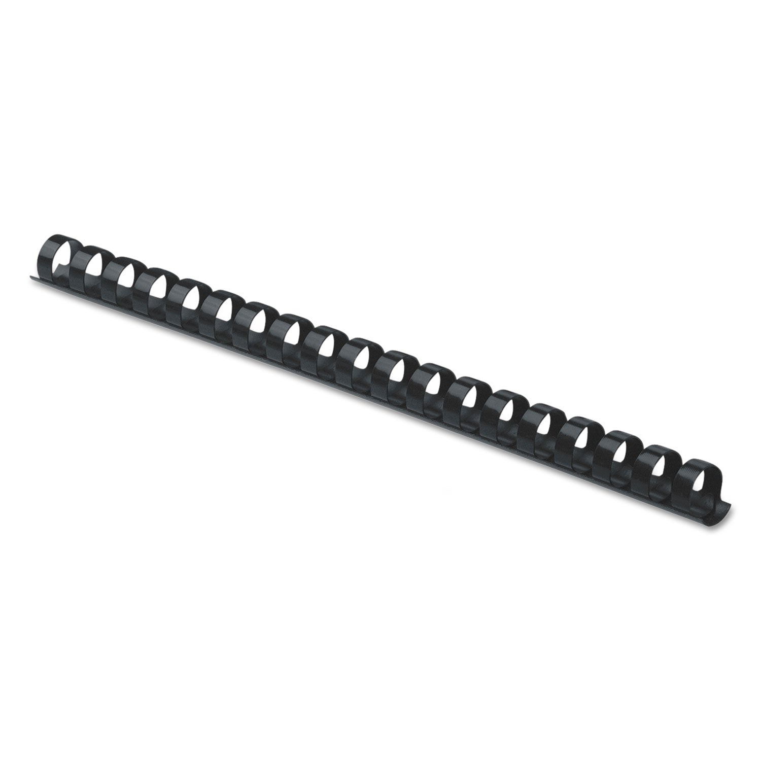 Plastic Comb Bindings, 3/8" Diameter, 55 Sheet Capacity, Navy Blue, 100/Pack - 