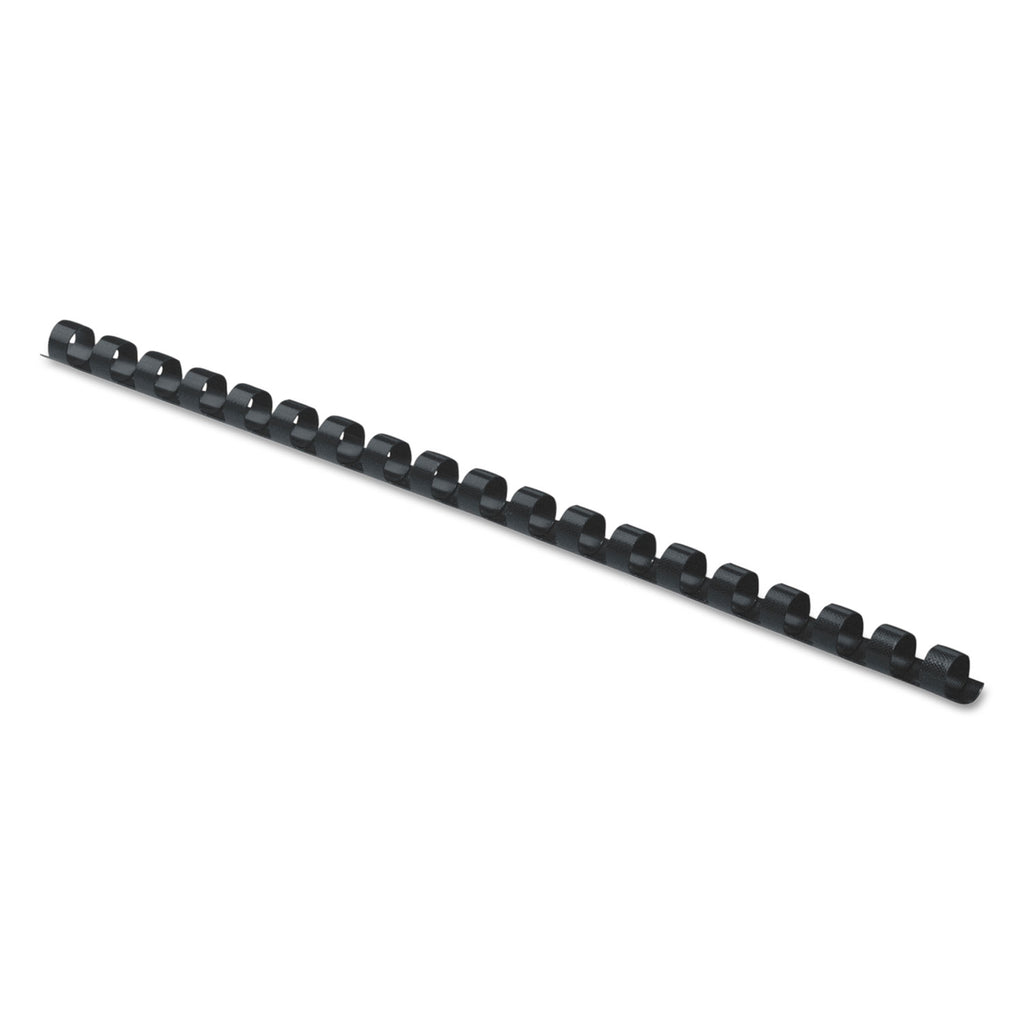 Plastic Comb Bindings, 5/16" Diameter, 40 Sheet Capacity, Navy Blue, 100/Pack - 