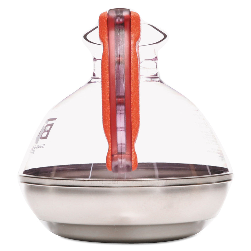 64 oz. Easy Pour Decanter, Orange Handle - 