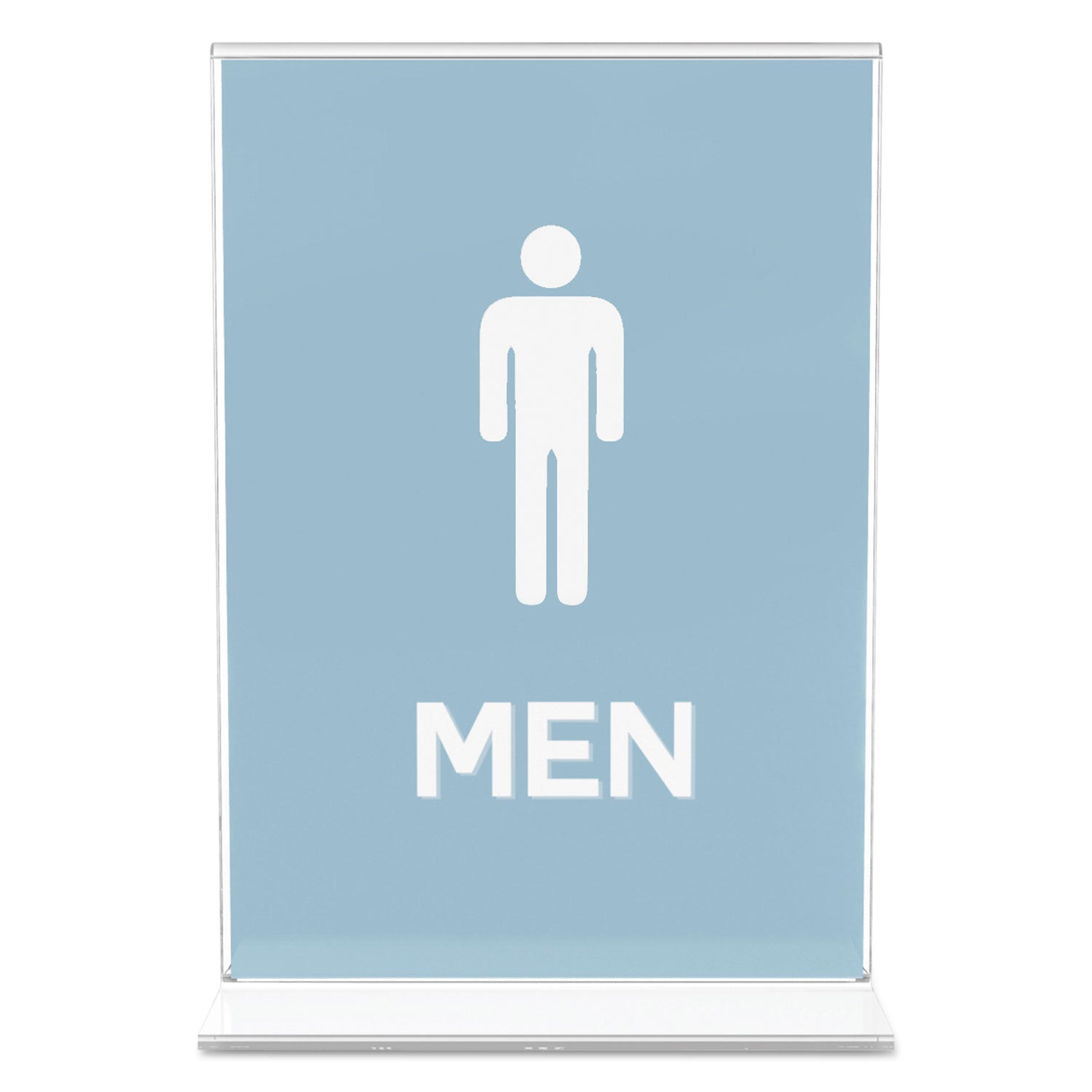 Classic Image Double-Sided Sign Holder, 5 x 7 Insert, Clear