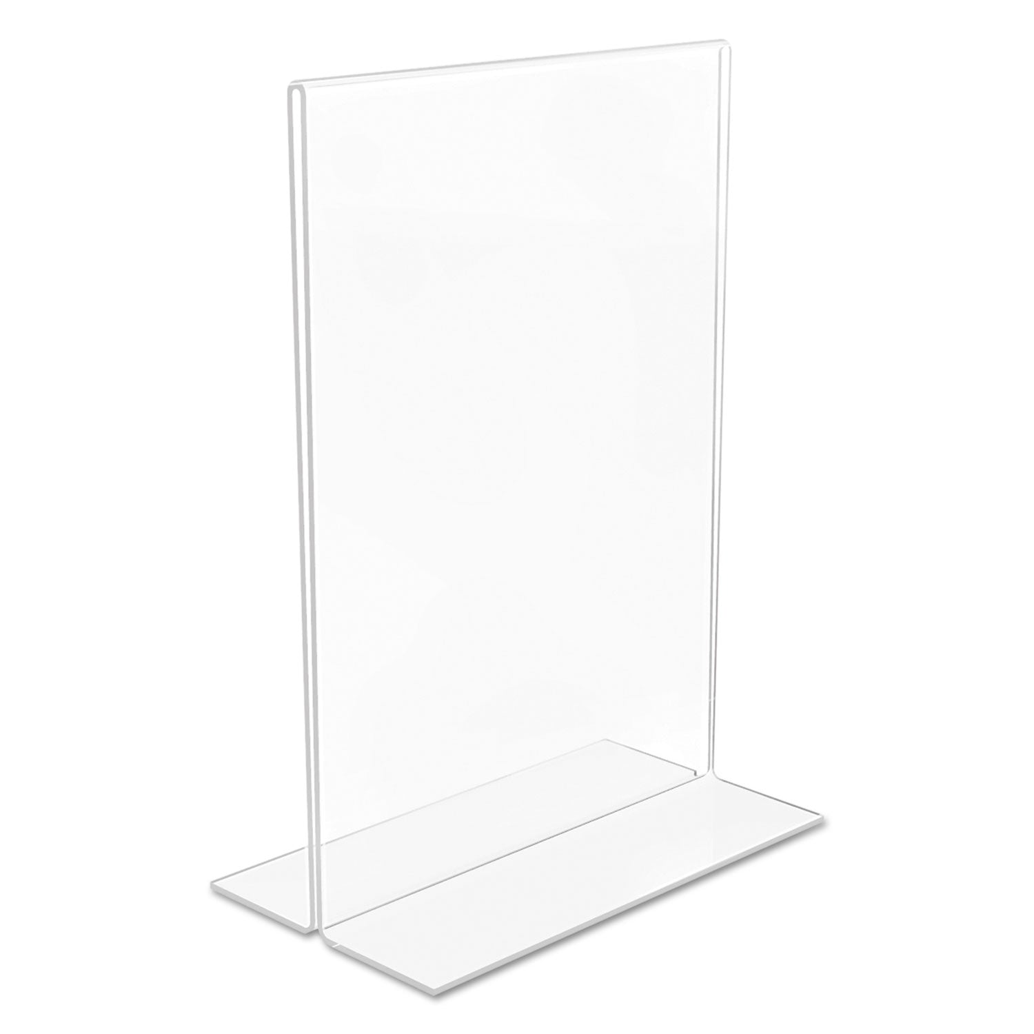 Classic Image Double-Sided Sign Holder, 5 x 7 Insert, Clear