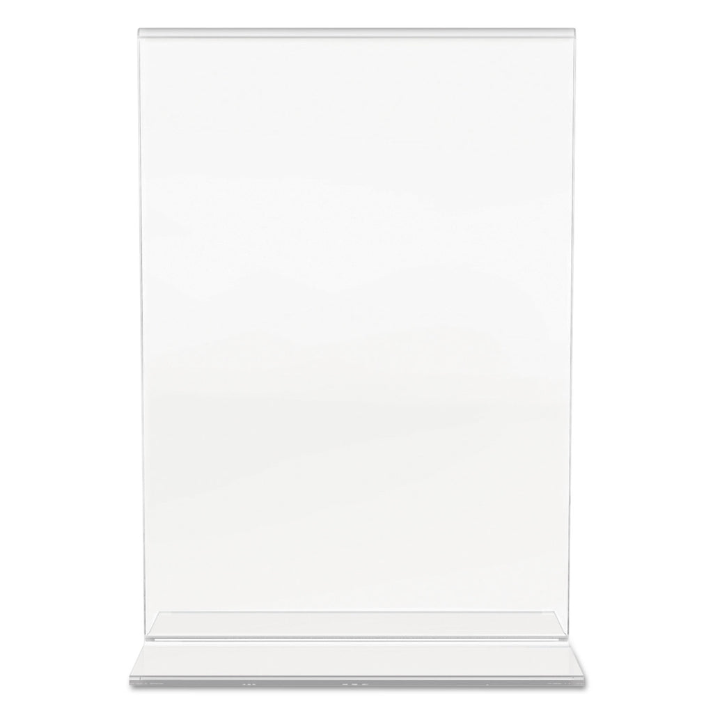 Classic Image Double-Sided Sign Holder, 5 x 7 Insert, Clear