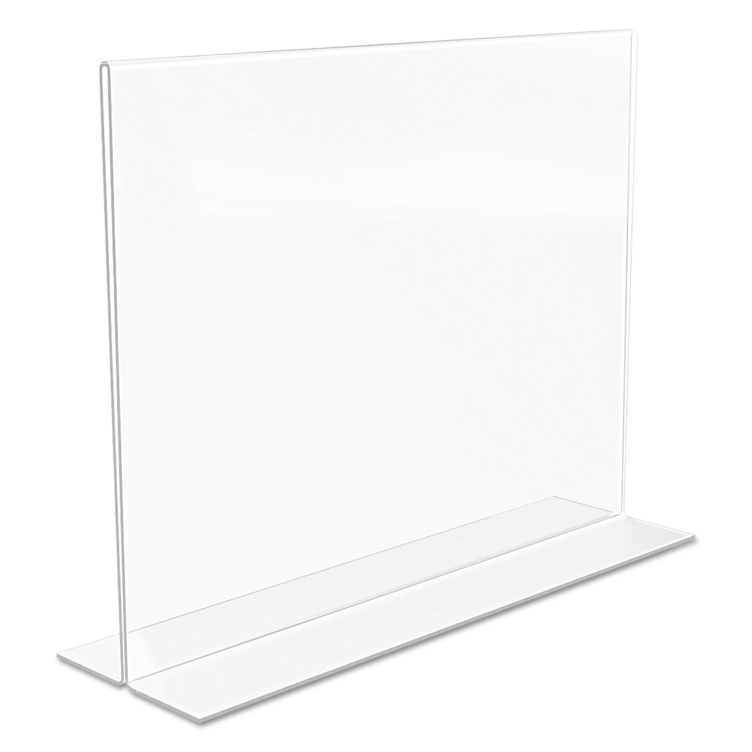 Classic Image Double-Sided Sign Holder, 11 x 8.5 Insert, Clear - 