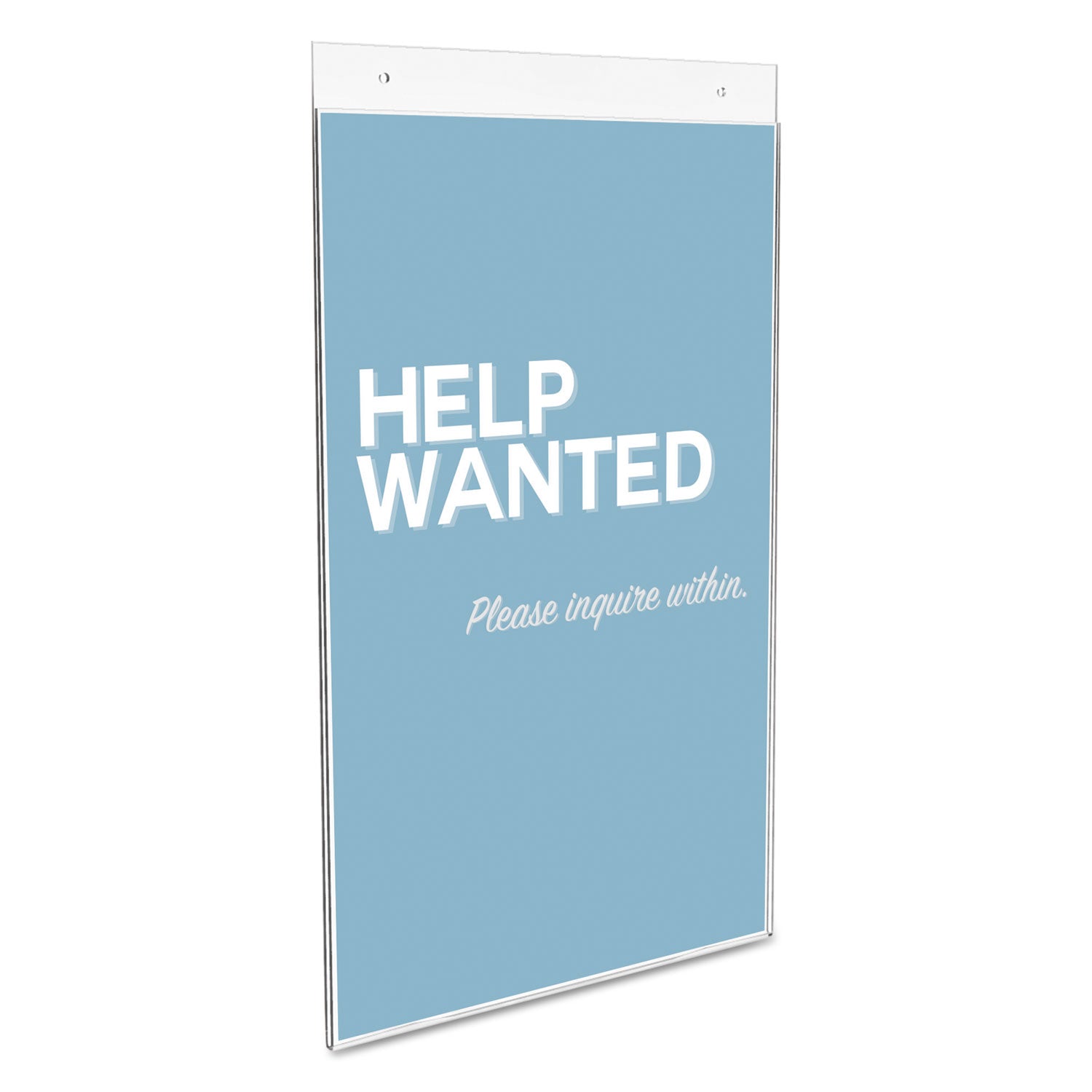 classic-image-single-sided-wall-sign-holder-plastic-11-x-17-insert-clear_def68001 - 3