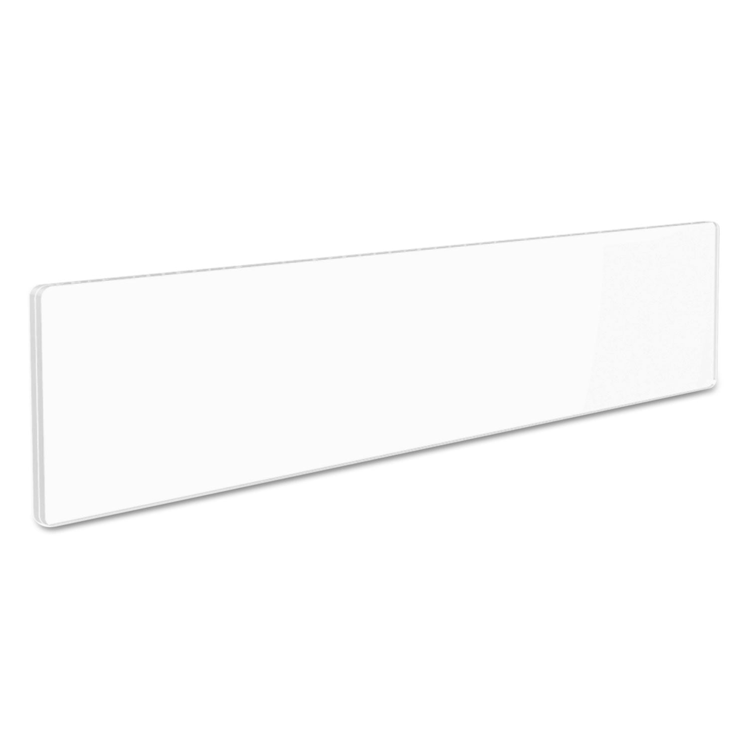 Superior Image Cubicle Nameplate Sign Holder, 8.5 x 2 Insert, Clear - 